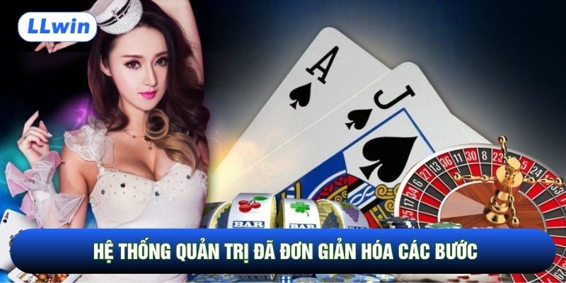 Hệ thống quản trị đã đơn giản hóa các bước