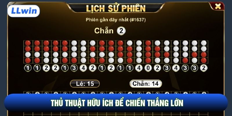 Thủ thuật hữu ích để chiến thắng lớn